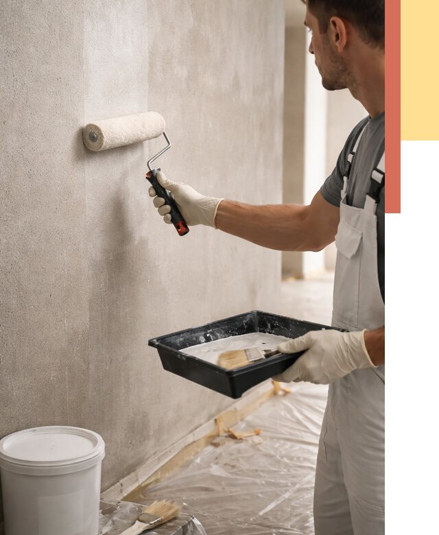 Грунтовка стен в Нововоронеже от 2226 руб. м2 — быстро, недорого, с материалом | ОТДЕЛОЧНИК-Нвв