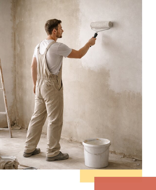 Грунтовка стен под отделку в Нововоронеже профессиональным раствором