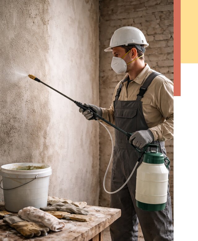 Антисептическая обработка стен в Нововоронеже от 1214 руб. — быстро и недорого | ОТДЕЛОЧНИК-Нвв