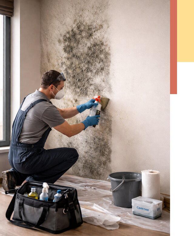 Удаление плесени со стен в Нововоронеже от 2176 руб. — быстро и недорого | ОТДЕЛОЧНИК-Нвв