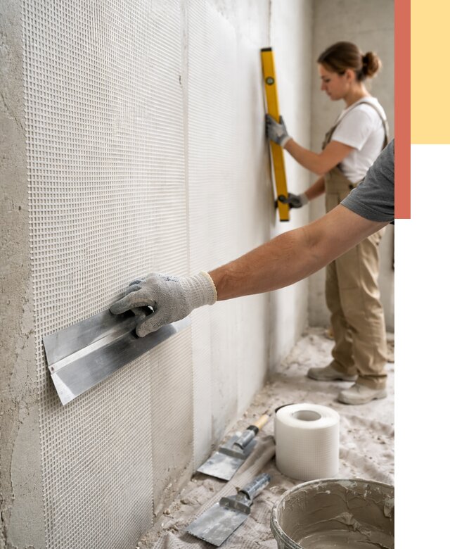 Армирование стен стеклосеткой в Нововоронеже от 3238 руб. под ключ | ОТДЕЛОЧНИК-Нвв