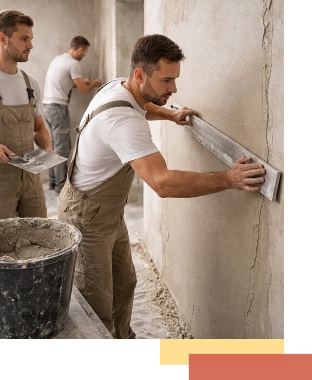 Штукатурка стен без маяков в Нововоронеже быстро и качественно