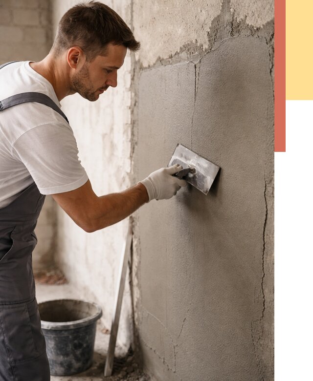 Штукатурка стен под плитку в Нововоронеже от 4250 руб./м2 — выравнивание под плитку | ОТДЕЛОЧНИК-Нвв