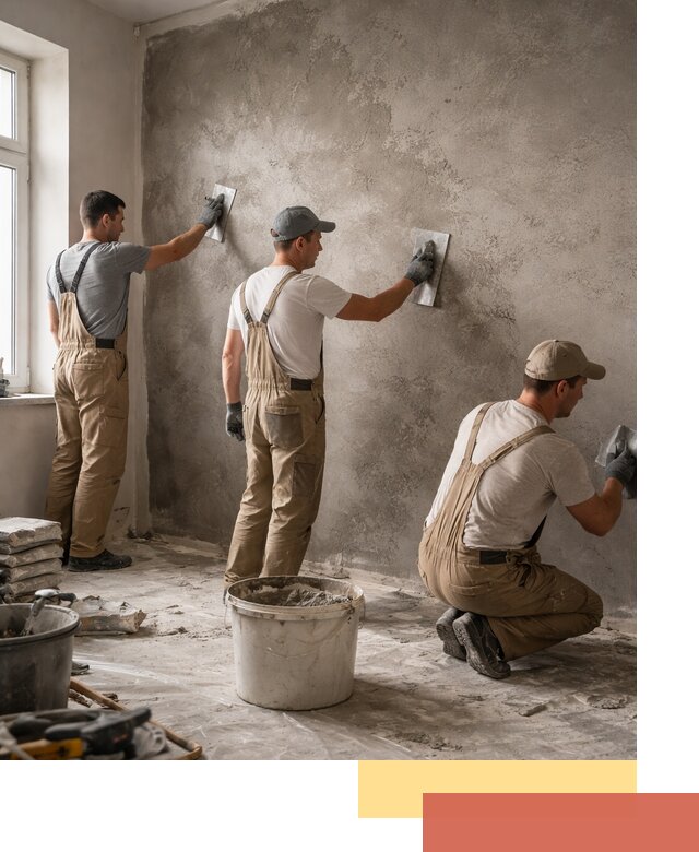 Декоративная штукатурка под бетон в Нововоронеже для стен и потолков