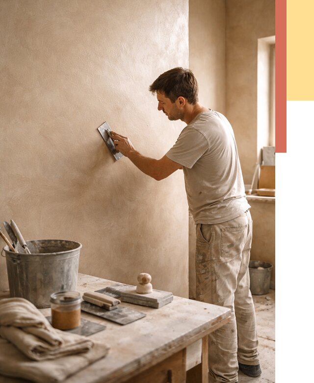 Марокканская штукатурка таделакт в Нововоронеже под ключ от 4250 руб. | ОТДЕЛОЧНИК-Нвв