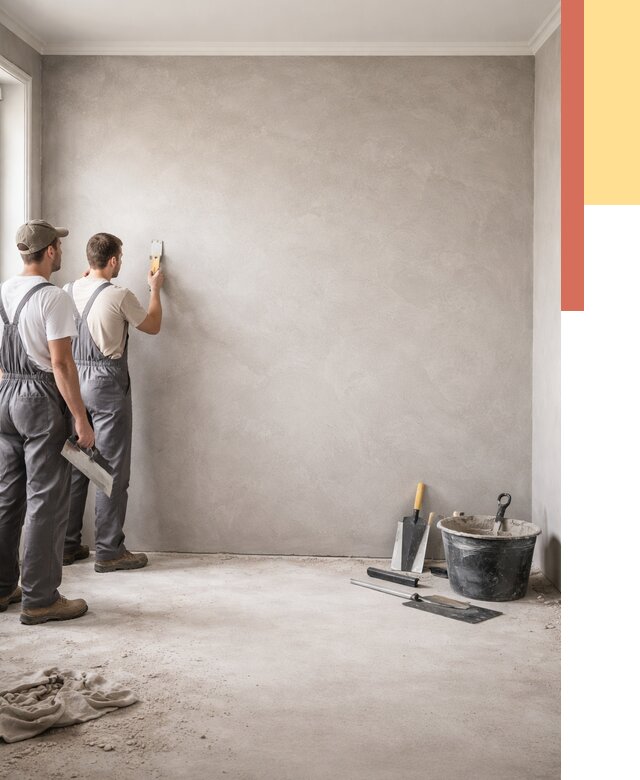 Микробетон на стены в Нововоронеже от 1265 руб. — нанесение и отделка | ОТДЕЛОЧНИК-Нвв