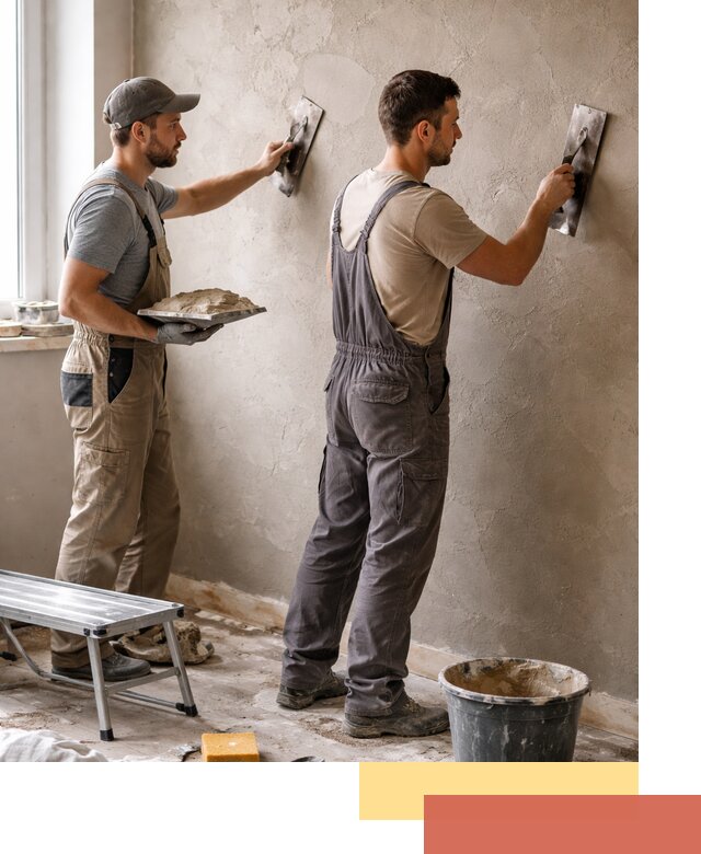 Ремонт декоративной штукатурки и восстановление фактуры в Нововоронеже