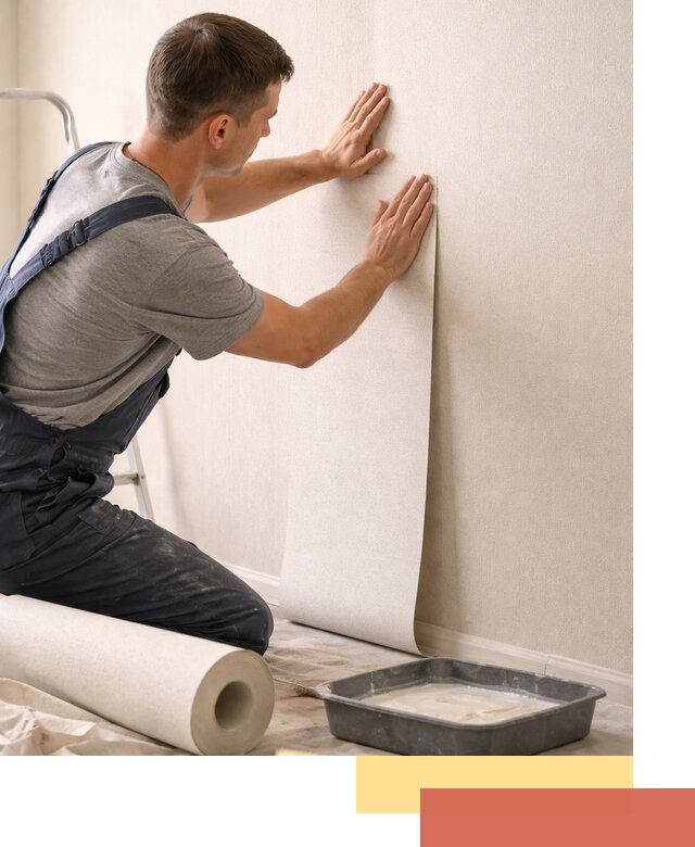 Поклейка флизелиновых обоев в Нововоронеже качественно и быстро