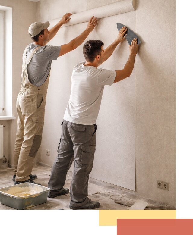 Поклейка виниловых обоев в Нововоронеже профессионально и качественно