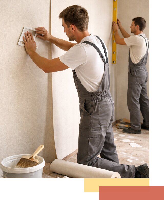 Поклейка бумажных обоев в Нововоронеже качественно и недорого