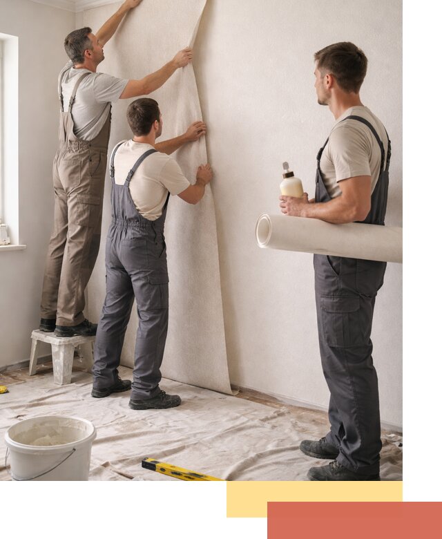 Оклейка стен обоями в Нововоронеже — качественно и профессионально