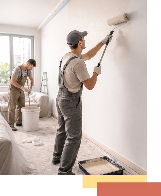 Покраска стен в офисе в Нововоронеже — быстрый и качественный ремонт