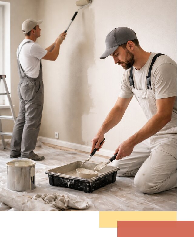 Покраска стен в квартире в Нововоронеже — профессионально и аккуратно