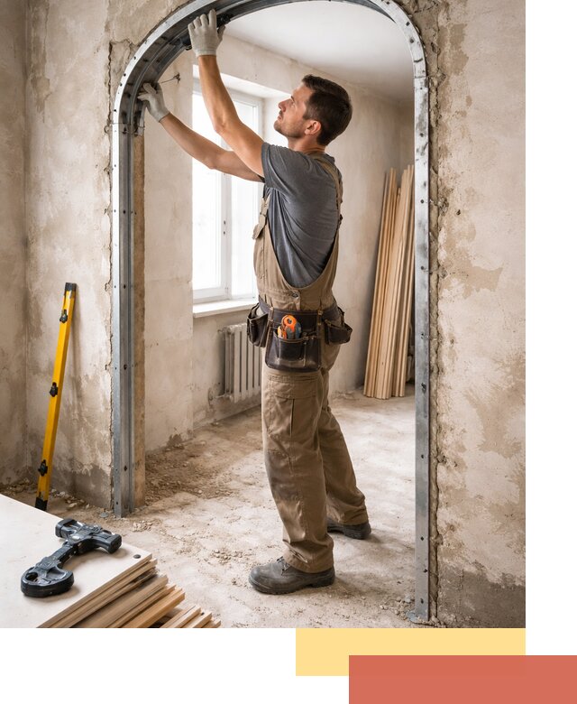 Устройство арочного проема в Нововоронеже под ключ