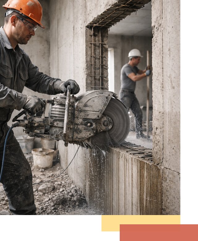 Алмазная резка проемов в Нововоронеже быстро и точно