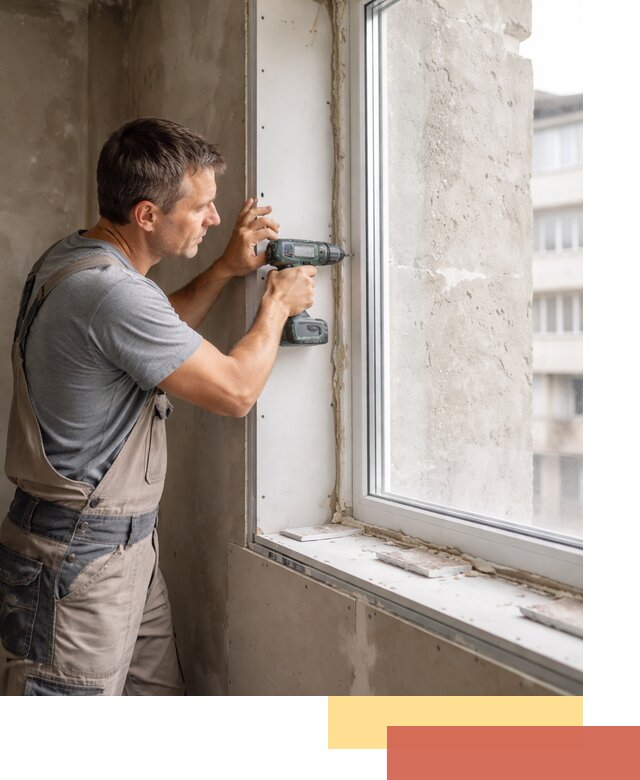 Монтаж гипсокартонных откосов в Нововоронеже под ключ