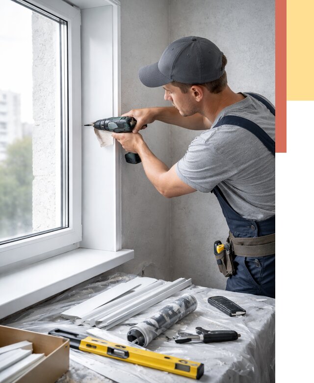 Установка пластиковых откосов в Нововоронеже от 2277 руб. | ОТДЕЛОЧНИК-Нвв монтаж, быстро и недорого