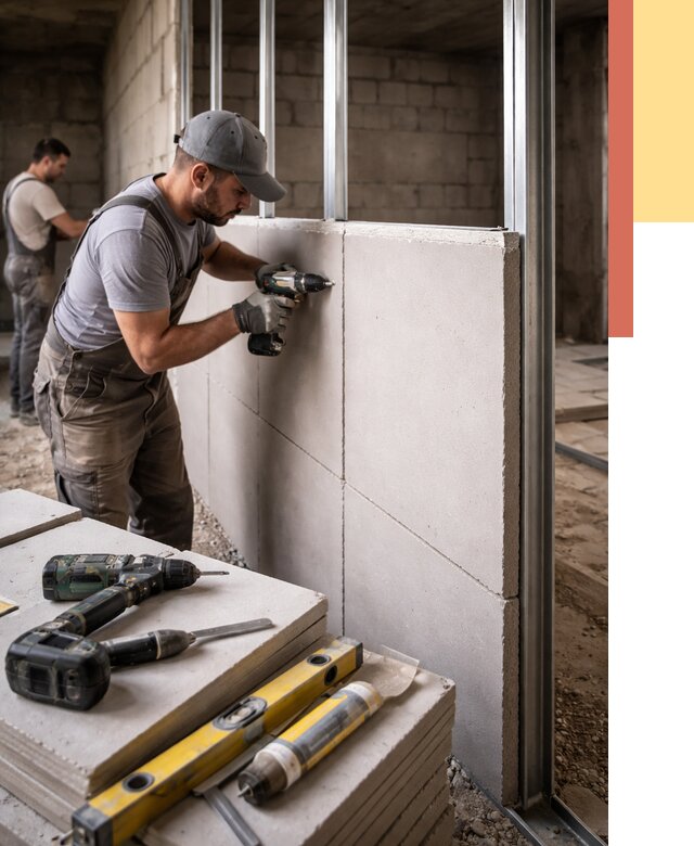 Кладка влагостойких перегородок ПГП в Нововоронеже от 1214 руб. под ключ | ОТДЕЛОЧНИК-Нвв