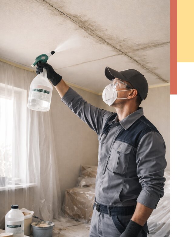 Антисептическая обработка потолка в Нововоронеже от 2530 руб. | ОТДЕЛОЧНИК-Нвв