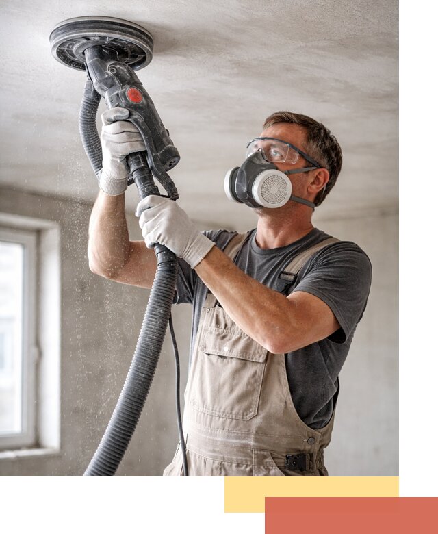 Шлифовка потолка в Нововоронеже — качественная подготовка под отделку