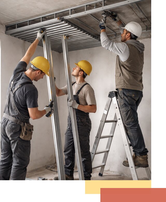 Монтаж реечного потолка под ключ в Нововоронеже