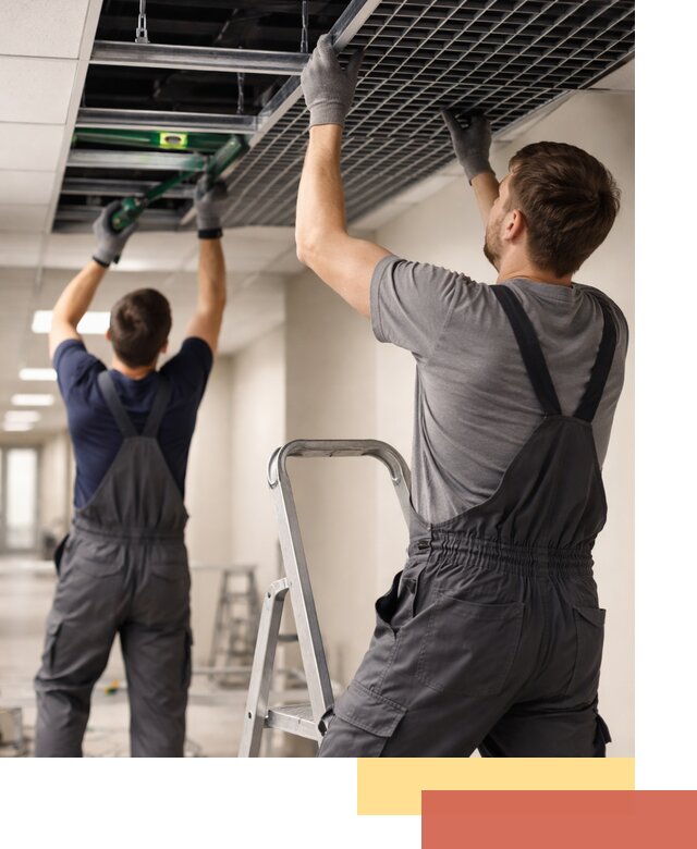 Монтаж потолка Грильято в Нововоронеже: установка под ключ качественно