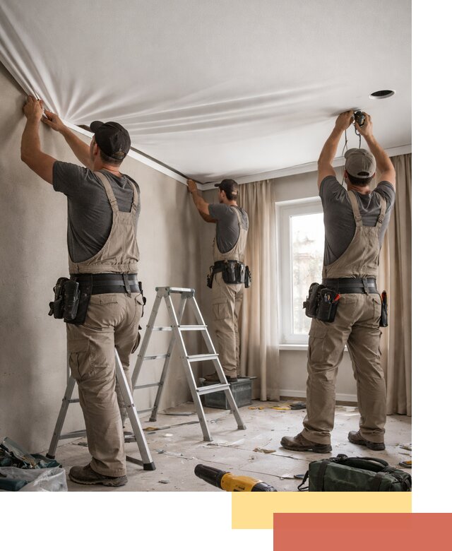 Монтаж матового натяжного потолка в Нововоронеже качественно и быстро