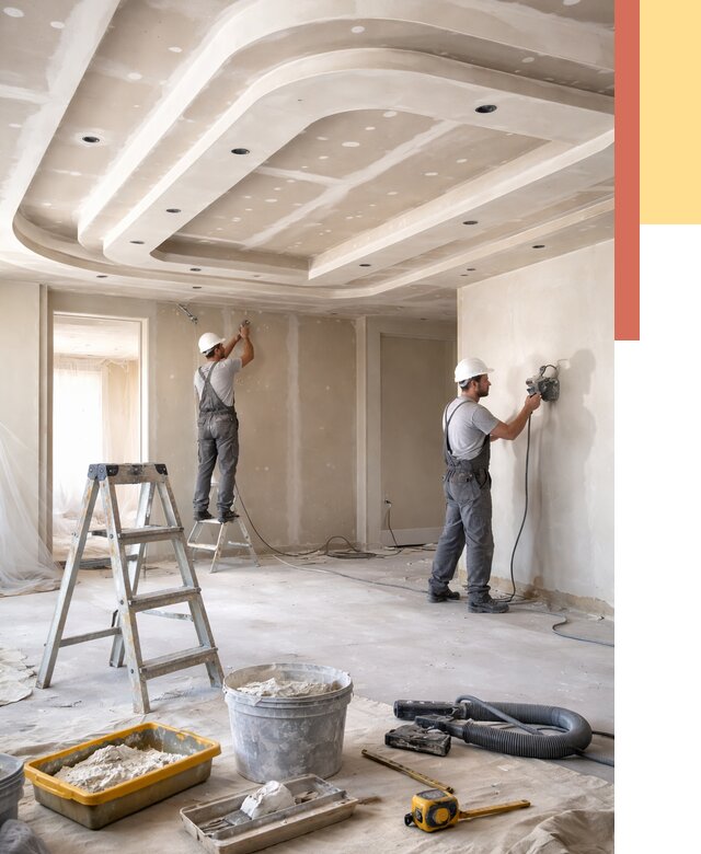 Многоуровневый потолок из гипсокартона в Нововоронеже от 759 руб. под ключ | ОТДЕЛОЧНИК-Нвв