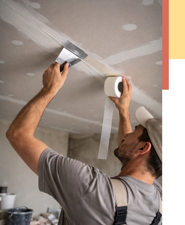 Обработка швов потолка ГКЛ в Нововоронеже от 7590 руб. под ключ | ОТДЕЛОЧНИК-Нвв