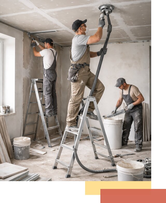 Ремонт потолка из гипсокартона в Нововоронеже: быстрый и качественный монтаж