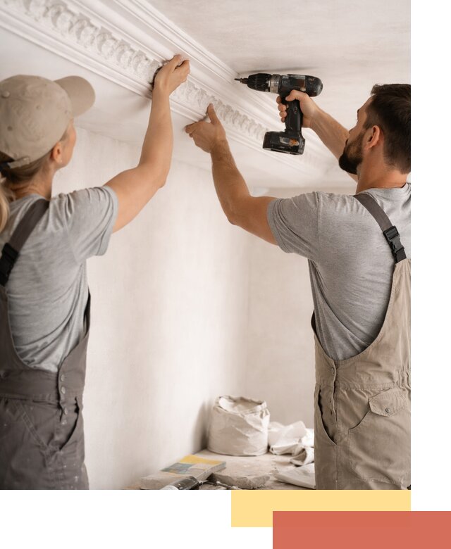 Профессиональный монтаж лепнины на потолок в Нововоронеже