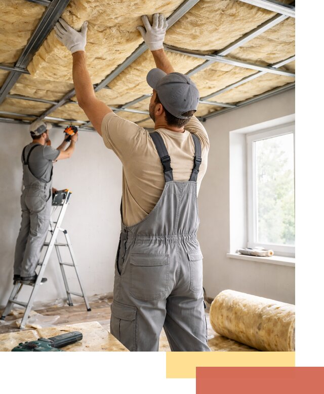 Утепление потолка под ключ в Нововоронеже качественно и быстро