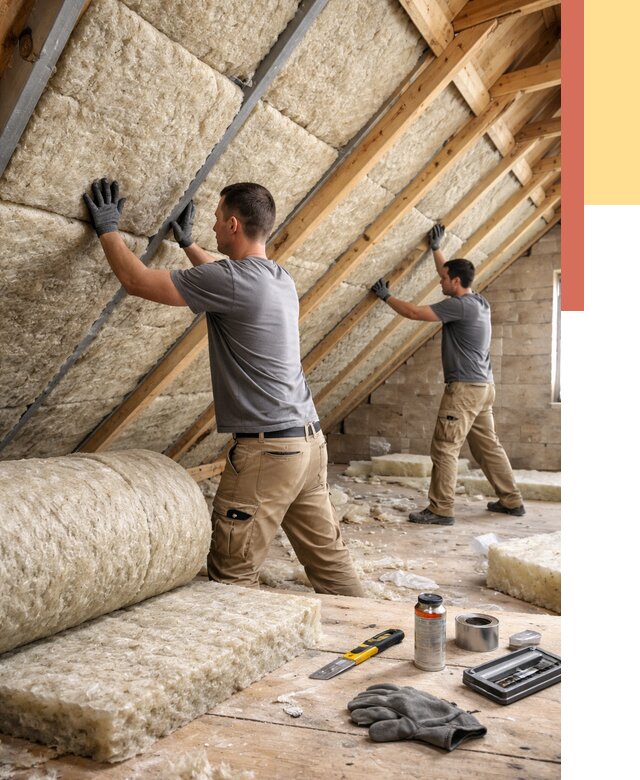 Утепление потолка минватой в Нововоронеже от 1467 руб. — быстро и недорого | ОТДЕЛОЧНИК-Нвв