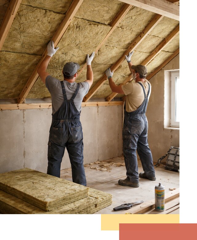 Утепление потолка минеральной ватой в Нововоронеже