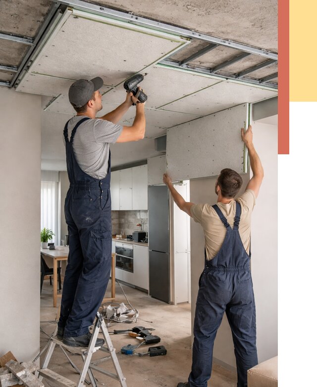 Шумоизоляция потолка панелями зипс в Нововоронеже от 1872 руб. под ключ | ОТДЕЛОЧНИК-Нвв